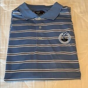 Links tech golf shirt size M